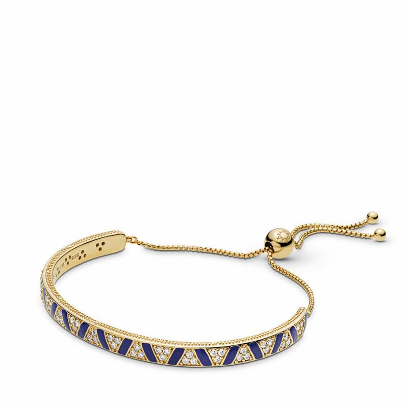 Pandora Shine™ Exotic Stones & Stripes Bracelet Gold Egypt ID6538701